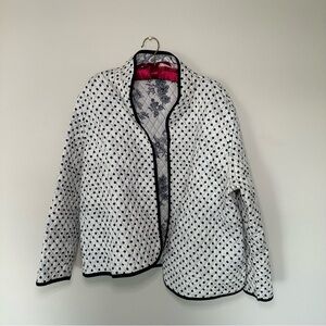 Women's Black and White reversible jacket